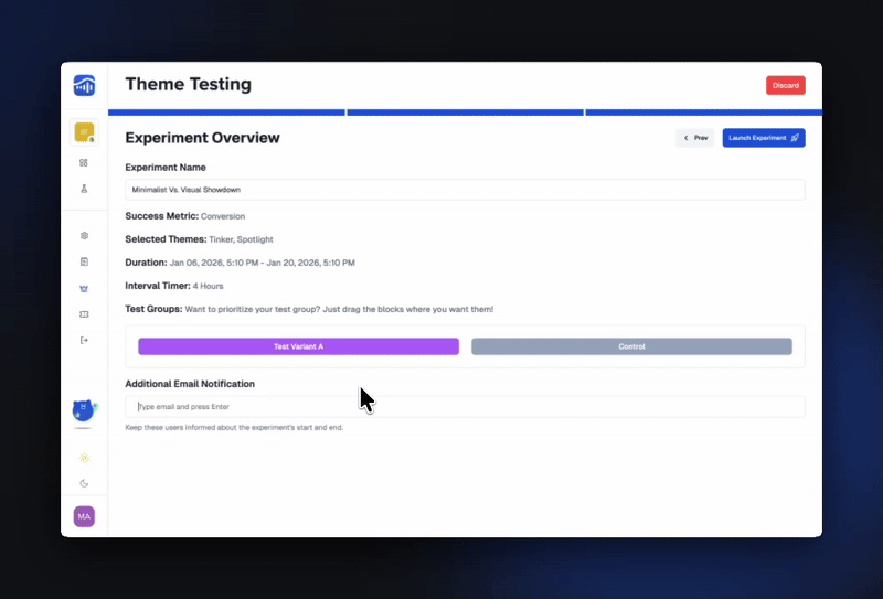 Add Notification Emails