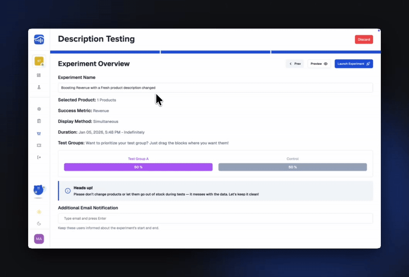 Name Your Experiment