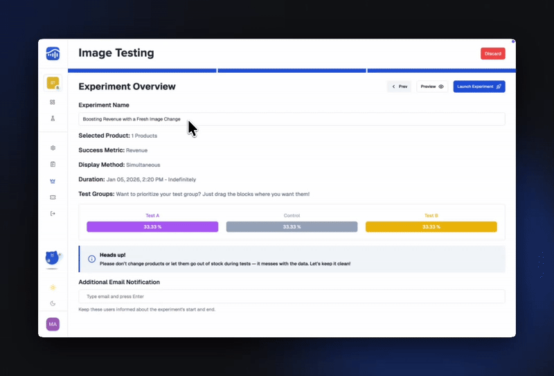 Name Your Experiment