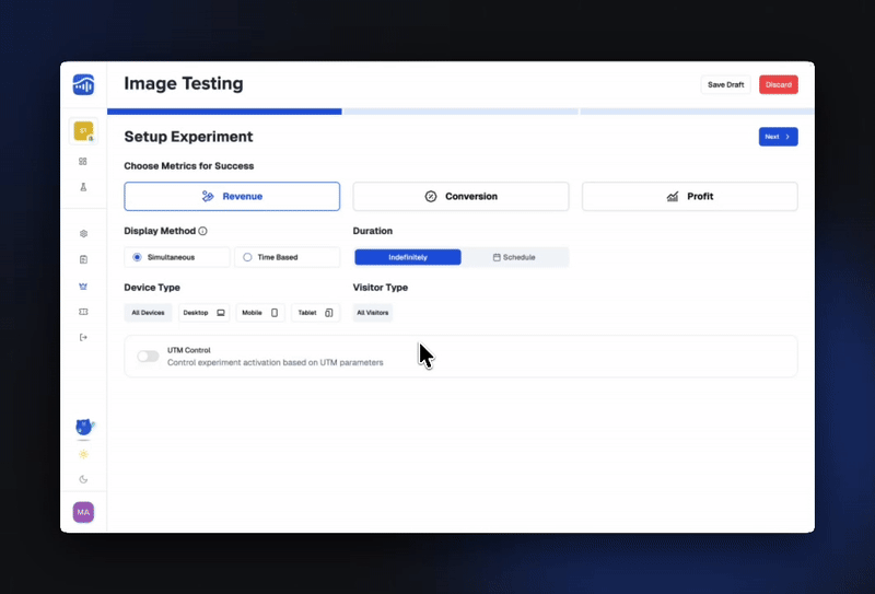 Set Up Your Experiment